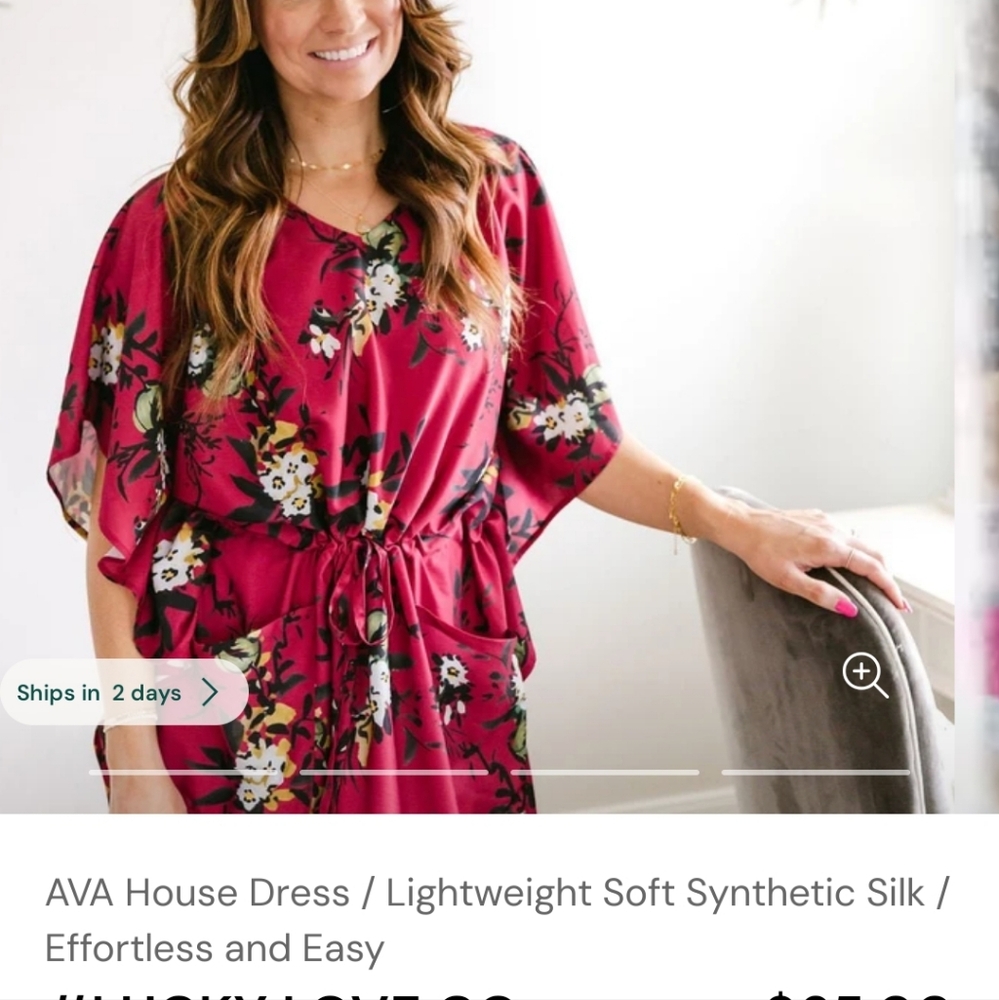 Lucky love ava house dress